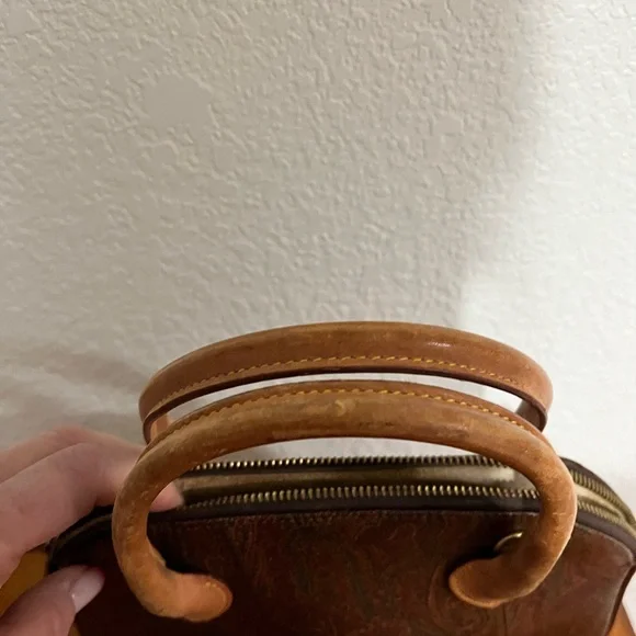 Etro Brown Paisley Satchel and Wallet - Picture 2 of 9